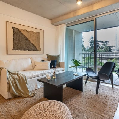 Rent of a modern 2-room apartment, Recoleta, Buenos Aires, Argentina